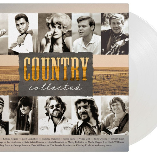 Country Collected Numbered Limited Edition 180g  2LP (Crystal Clear Vinyl)