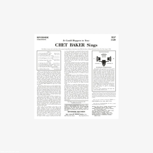 Chet Baker - Chet Baker Sings: It Could Happen to You (180g Vinyl LP)