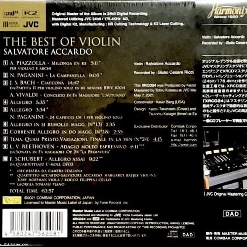 Salvatore Accardo - The Best Of Violin (Import XRCD24)