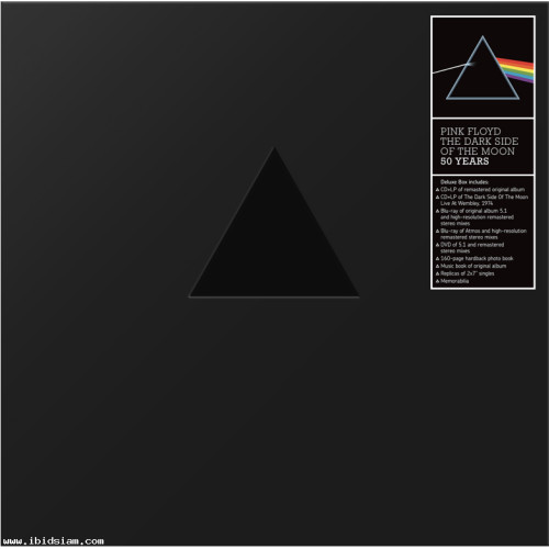 Pink Floyd - The Dark Side of the Moon 50th Anniversary Deluxe ( 2LP, 2CD, 2Blu-Ray Audio, DVD Audio & 2 7 Vinyl Box Set) <font color=red>สั่งซื้อล่วงหน้าเท่าน้ัน</font>