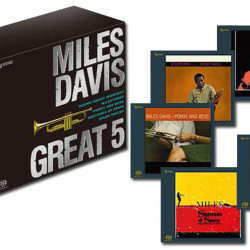 Miles Davis Great 5 Hybrid Stereo Japanese Import 5 SACD Box Set (Stereo & Mono)